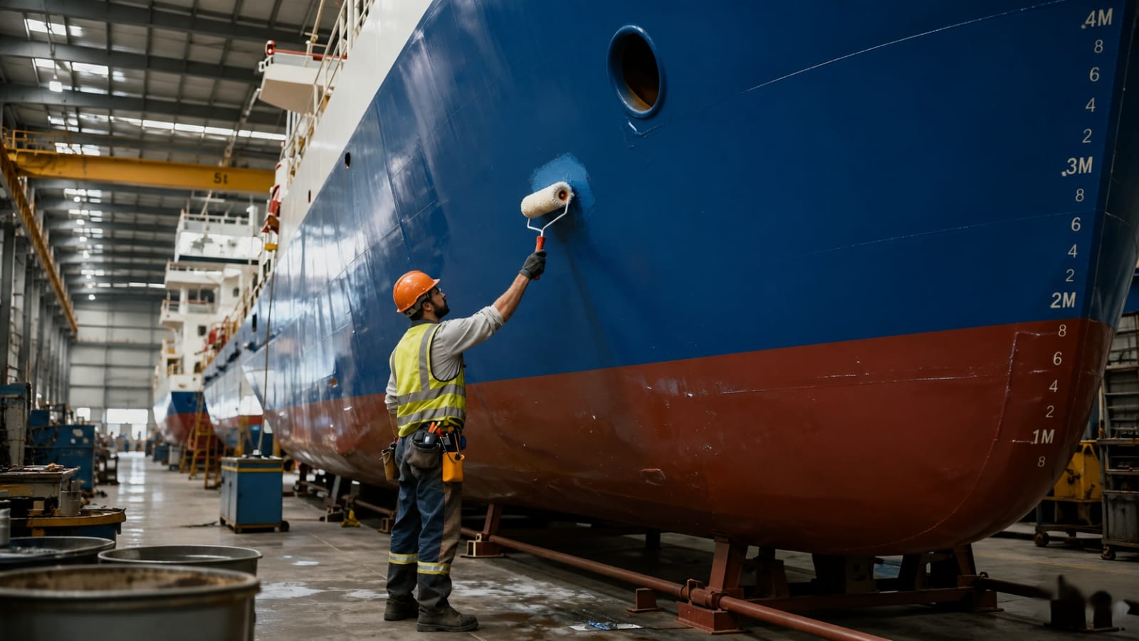Industrial coating application